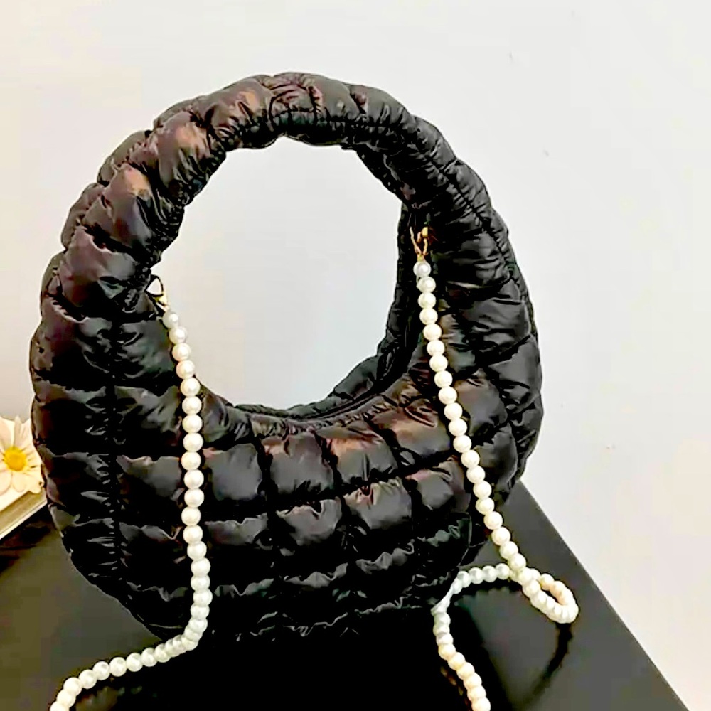 Black Quilted Bag